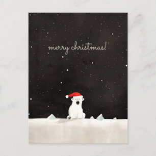 Vrolijk Kerst Polar Beer! Briefkaart