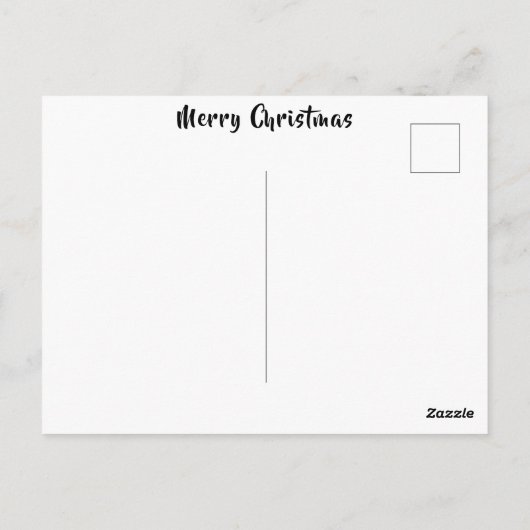 Vrolijk Kerst Schattige Versierd Puppy Santa Hoed Briefkaart (Achterkant)