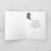 Vrolijk kerstarts, ondanks de nuten. feestdagen kaart (Binnen)