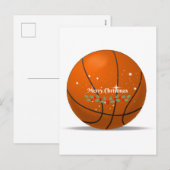 Vrolijk kerstbal feestdagenkaart (Voorkant / Achterkant)