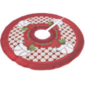 Vrolijk kerstbal overvallen kerstboom rok (Gekanteld)