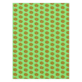 Vrolijk kerstbericht Typografie Red Green & Tree Tafelkleed (Voorkant)