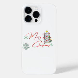 Vrolijk kerstbevruchte katten in de game iPhone 14 pro max hoesje