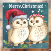 Vrolijk kerstbezit raamsticker (Vel 2)