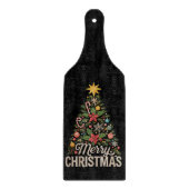 Vrolijk kerstboom  Feestdagen Snijplank (Voorkant)