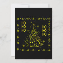 Vrolijk kerstboom H Ho Ho Ho