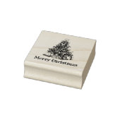 Vrolijk Kerstboom Pine Gifts Rubberstempel (Stempel)