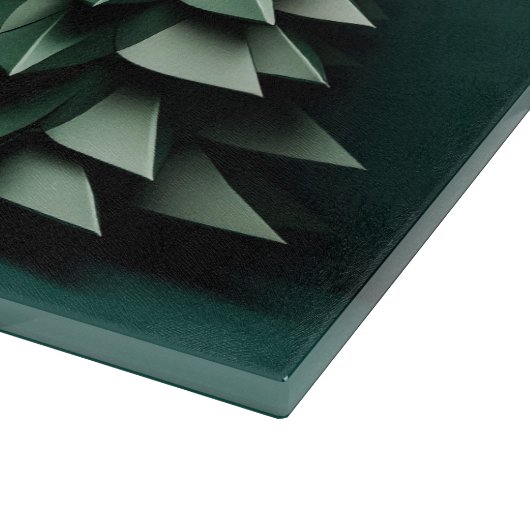 Vrolijk Kerstboom Prachtige Groen Goud Partij Snijplank (Hoek)