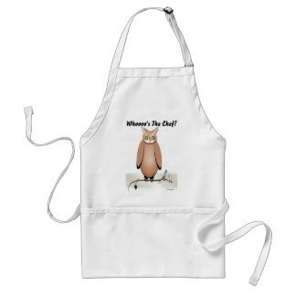 Vrolijk kerstboomkor Apron - Wie is de Chef? Standaard Schort