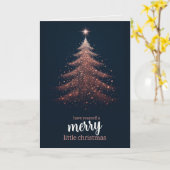 Vrolijk kerstboompje kaart (Gele Bloem)