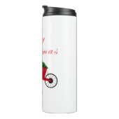 Vrolijk kerstboomrood  kruipertje thermosbeker (Geroteerd rechts)