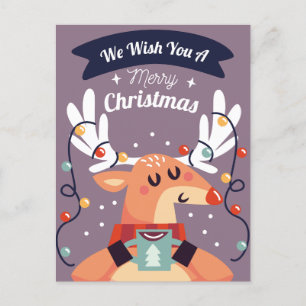 Vrolijk kerstBriefkaart Briefkaart