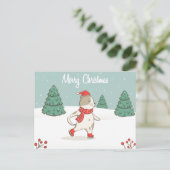 Vrolijk kerstBriefkaart Briefkaart (Staand voorkant)