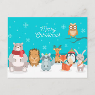 Vrolijk kerstBriefkaart Briefkaart