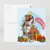 Vrolijk kerstBriefkaart Briefkaart (Voorkant / Achterkant)