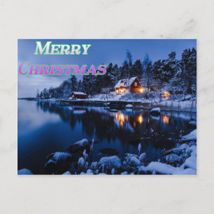 Vrolijk kerstBriefkaart Feestdagenkaart