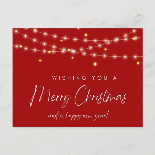 Vrolijk kerstBriefkaart Feestdagenkaart (Voorkant)