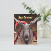 Vrolijk kerstBriefkaart Feestdagenkaart (Staand voorkant)