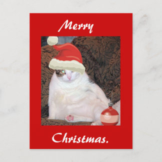 Vrolijk kerstbriefkaart feestdagenkaart