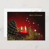 Vrolijk kerstbriefkaart feestdagenkaart (Voorkant / Achterkant)