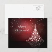 Vrolijk kerstbriefkaart feestdagenkaart (Voorkant / Achterkant)