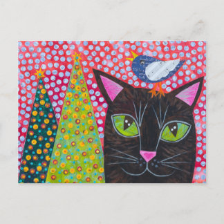 Vrolijk kerstcadeat briefkaart