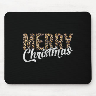 Vrolijk kerstcadeau Familie Xmas Leopard Buffalo P Muismat