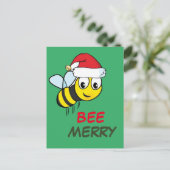 Vrolijk kerstcadeau feestdagenkaart (Staand voorkant)