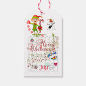 Vrolijk kerstcadeau Labels Agenda 2021 Cadeaulabel (Voorkant)