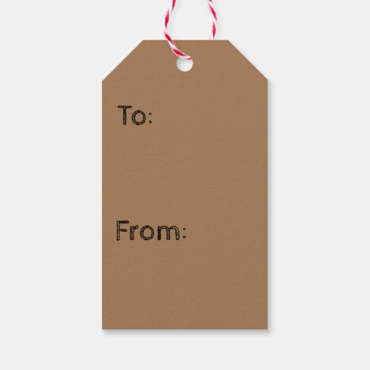 Vrolijk kerstcadeau Labels Elf Cadeaulabel (Achterkant)