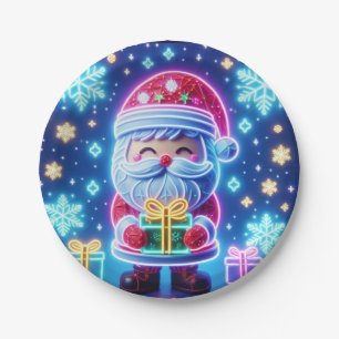 Vrolijk kerstcadeau Poster Papieren Bordje