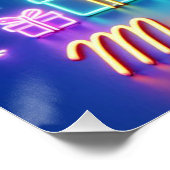 Vrolijk kerstcadeau Poster Perfect Poster (Hoek)