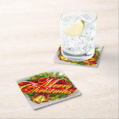 Vrolijk kerstcadeau speelgoed kartonnen onderzetters (Insitu)