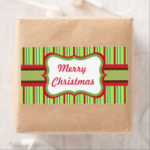 Vrolijk kerstcadeaulabel voor Label (Insitu)