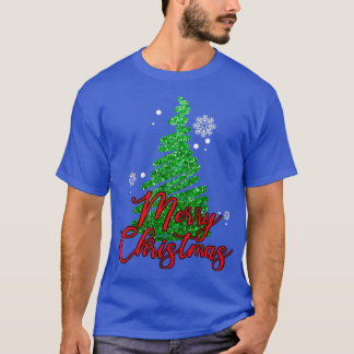 Vrolijk kerstcadeautje bomen kerstboom 1 t-shirt