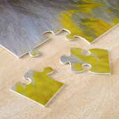 Vrolijk kerstcadeautje. legpuzzel (Zijkant)