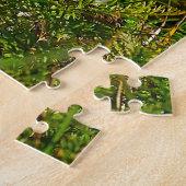 Vrolijk kerstcadeautje. legpuzzel (Zijkant)