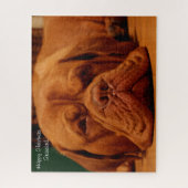 Vrolijk kerstcadeautje. legpuzzel (Verticaal)