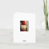 Vrolijk kerstcadeautje met Joy en Magic Holiday Ca Kaart (Achterkant)