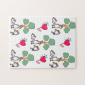 Vrolijk kerstcadeautje met Puzzle-kerstbekers Legpuzzel (Horizontaal)