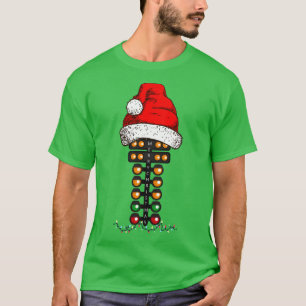 Vrolijk kerstcadeautje met racistische kerstboom S T-shirt