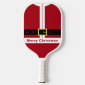 Vrolijk kerstcadeautje Pickleball Paddle Santa Cla (Achterkant)