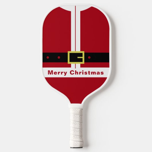 Vrolijk kerstcadeautje Pickleball Paddle Santa Cla (Voorkant)