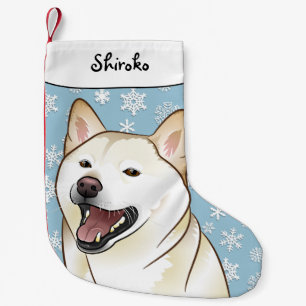 Vrolijk kerstcadeautje Shiba Inu Stocking Kleine Kerstsok