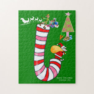 Vrolijk kerstcadeautje voor kerstkerstkerstkerstke legpuzzel