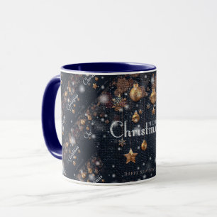 Vrolijk kerstcadeautjes met fijne kerst - mokken