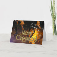 Vrolijk kerstdansers PERSONALISEERD