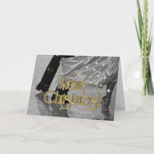 Vrolijk kerstdansers PERSONALISEERD Feestdagen Kaart