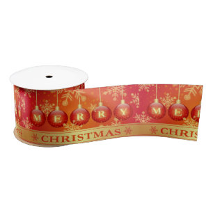 Vrolijk kerstdecoratie lint