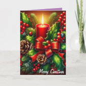 Vrolijk kerstfeest12 kaart (Voorkant)